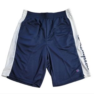 Champion Authentic Athletic Wear Boy's Colorblock Navy Shorts, Size 18/20 NWOT